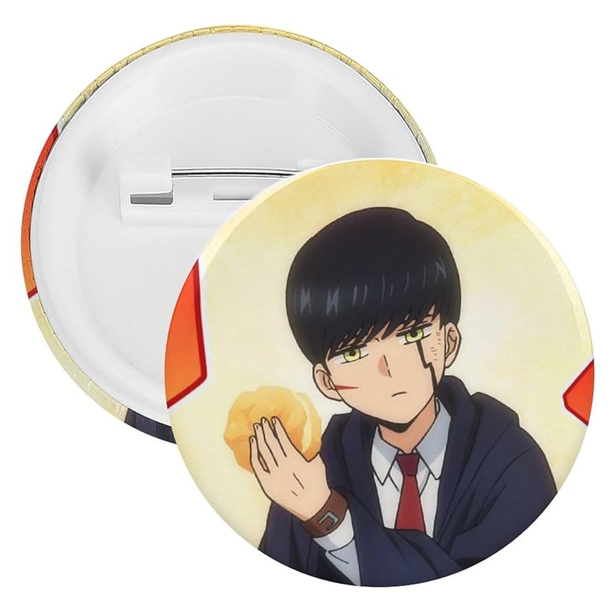 マッシュル ジャンプフェスタ JF 2024 マッシュ バーンデッド 缶バッジ