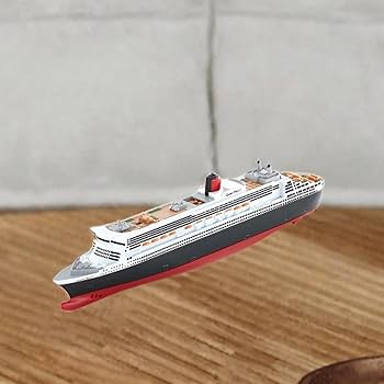 Amazon | GENERIC 1/1400 船モデル 合金製 クルーズ船 模型 クイーン
