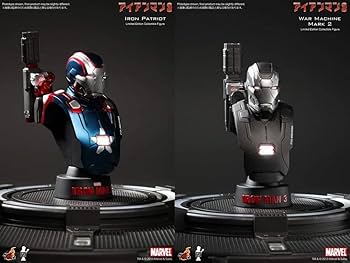 Amazon.co.jp: ホットトイズ・バスト アイアンマン3 1/6スケールバスト