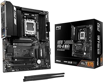 Amazon | ASRock マザーボード X870 Pro-A WiFi AMD Ryzen 9000/8000