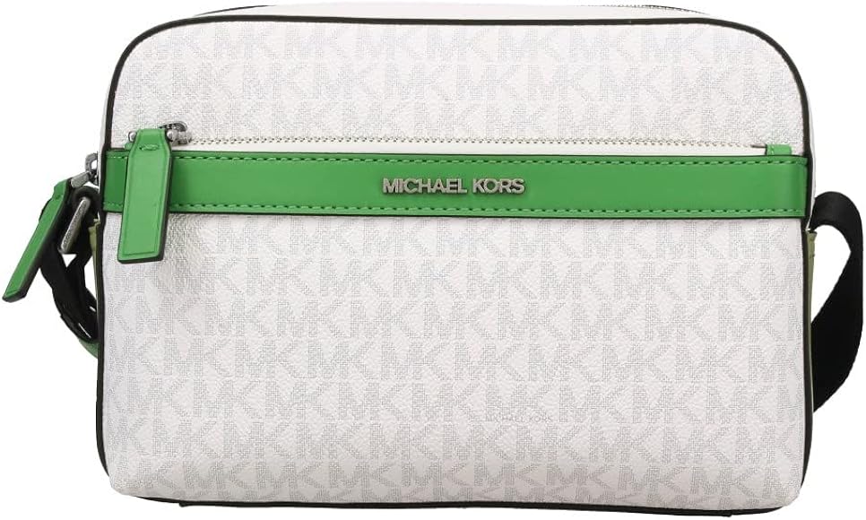 Michael Kors メッセンジャーバッグ オリーブグリーン スタッズ付き