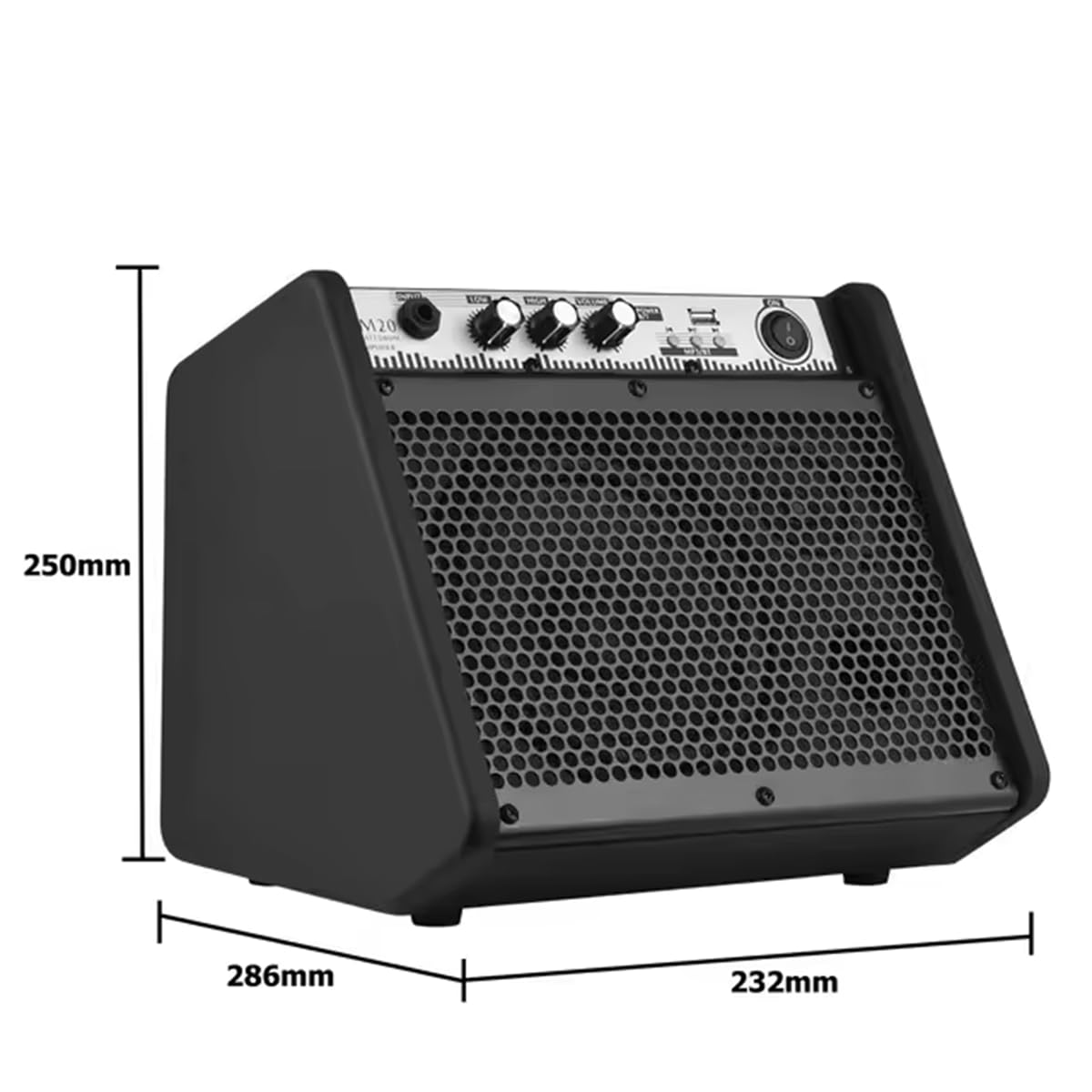 Amazon | Coolmusic DM20 20W BT パーソナルモニターアンプ電気ドラム