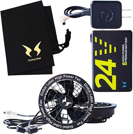 Amazon.co.jp: [サンエス] 2025 空調風神服 24V Gloval Label