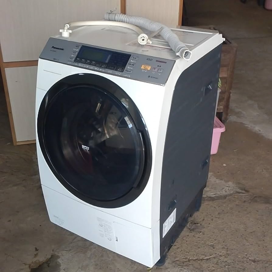 Amazon | Panasonic ドラム式洗濯乾燥機 左開き 10kg クリスタル