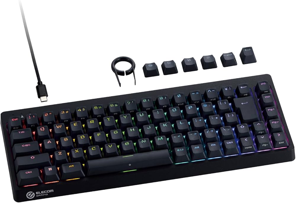 Amazon | エレコム ラピッドトリガー ゲーミングキーボード V custom