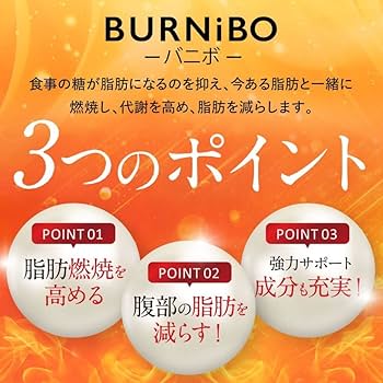 Amazon | さくらの森 機能性表示食品 ダイエットサプリ BURNiBO バニボ