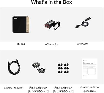 Amazon.com: QNAP TS-464-8G-US 4 Bay High-Performance Desktop NAS