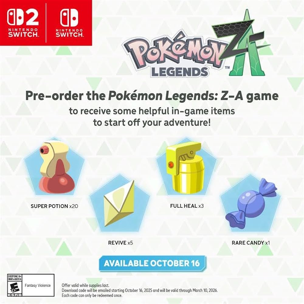 Amazon.co.jp: Pokemon Legends: Z-A (輸入版:北米) – Switch 2 : ゲーム