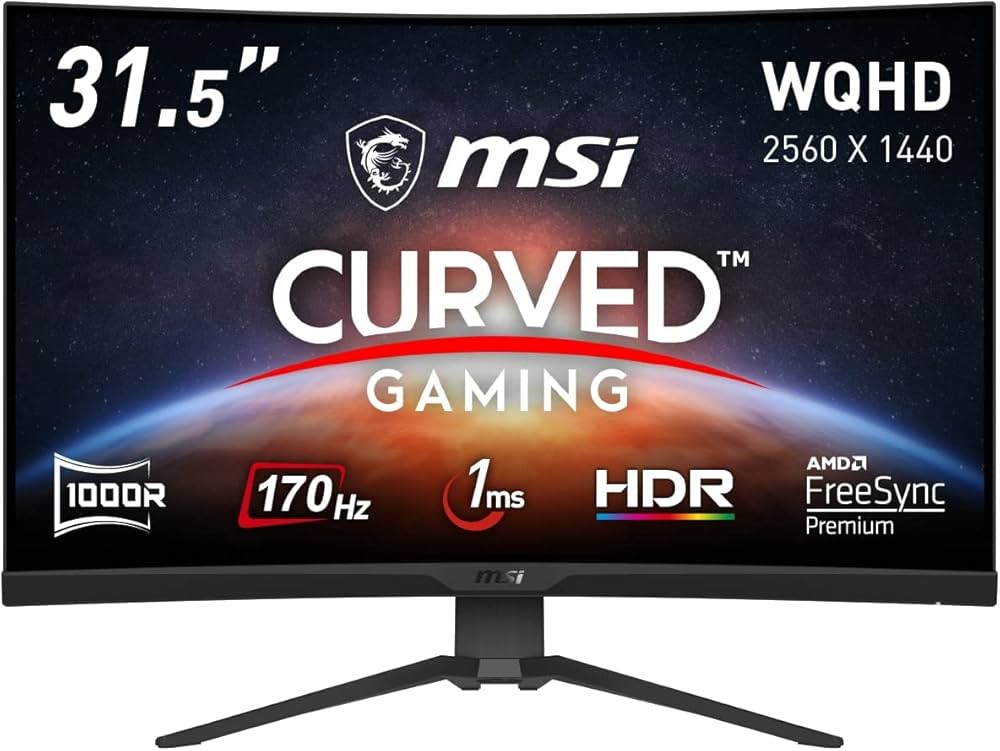 Amazon.co.jp: MSI 湾曲ゲーミングモニター G322CQP 31.5インチ/WQHD