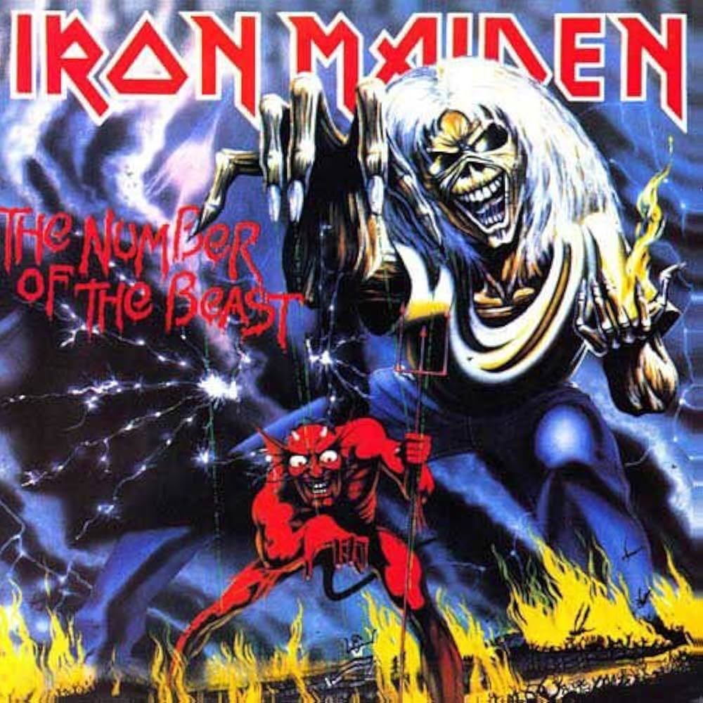 Amazon.com: THE NUMBER OF THE BEAST VINYL LP[EMC3400]1982 IRON