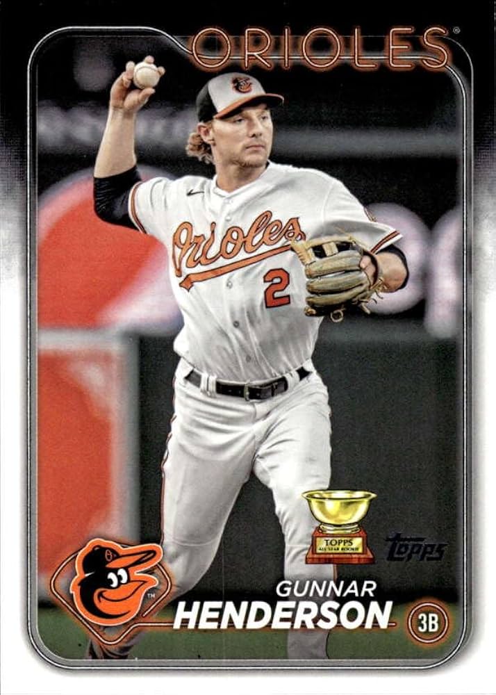 Amazon.com: 2024 Topps #450 Gunnar Henderson Baltimore Orioles