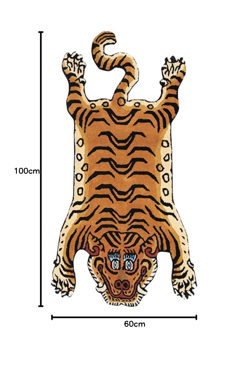 Amazon | チベタンタイガーラグ スモール DETAIL Tibetan Tiger Rug