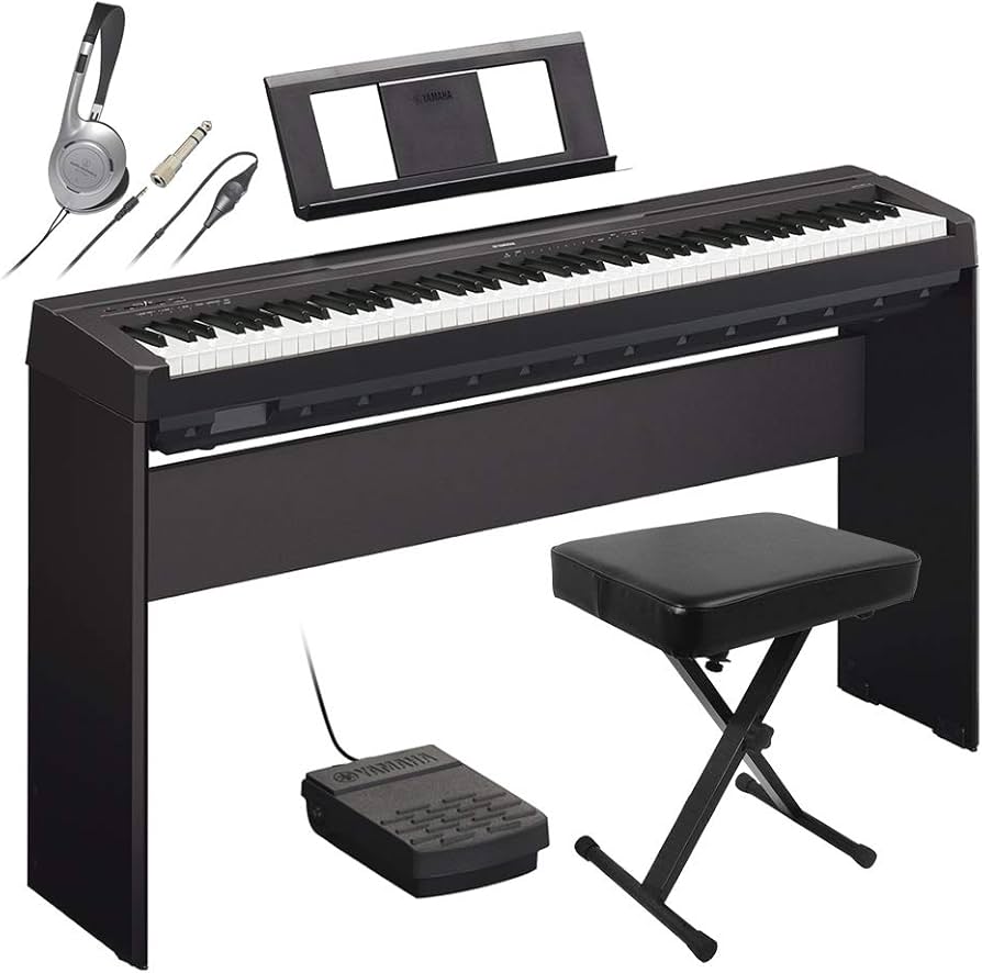 Amazon | YAMAHA P-45B 電子ピアノ 88鍵盤 専用スタンド・Xイス