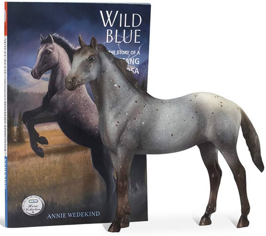 Amazon.com: Breyer Classics Wild Blue: Book and Horse Toy Set (1