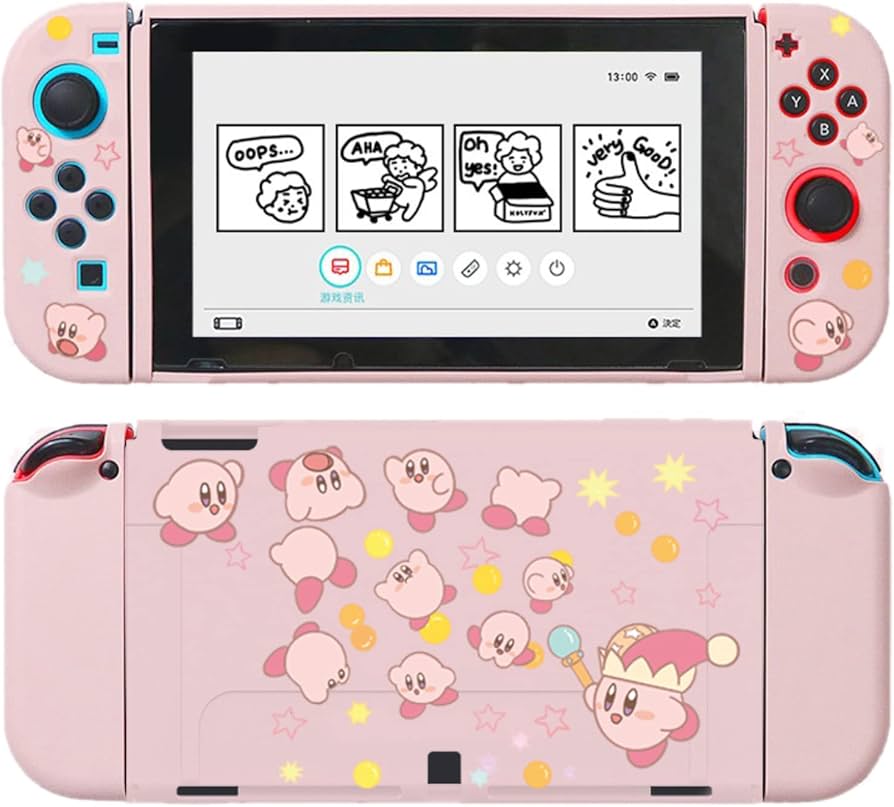 Amazon.co.jp: Switch カバー スイッチ 保護ケース かわいい 手描き