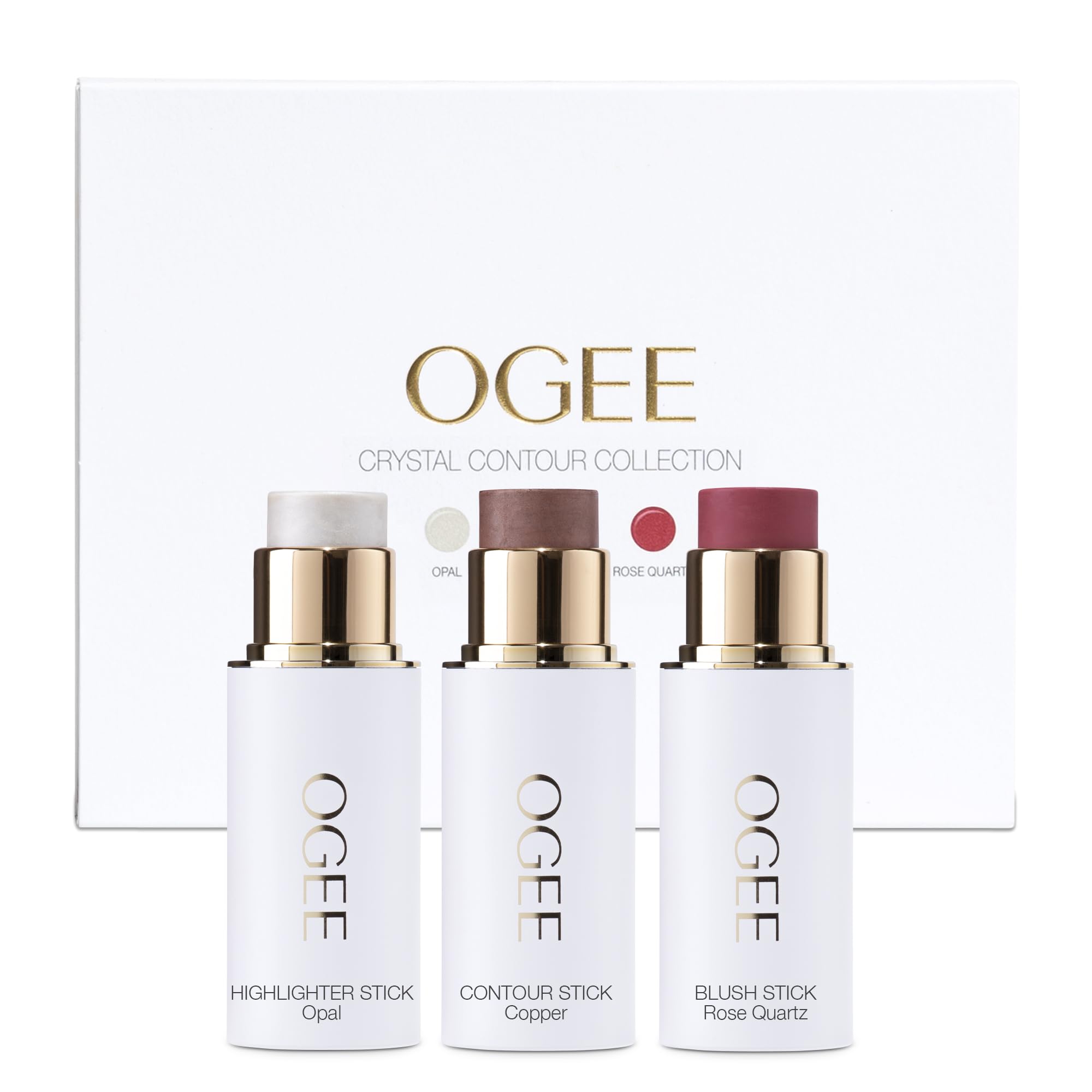 Amazon.com: Ogee Face Stick Crystal Collection Trio - Contour