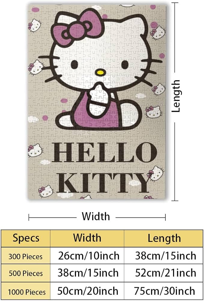 Amazon.co.jp: ハローキティ 1000ピース パズル ジグソーパズル 木製