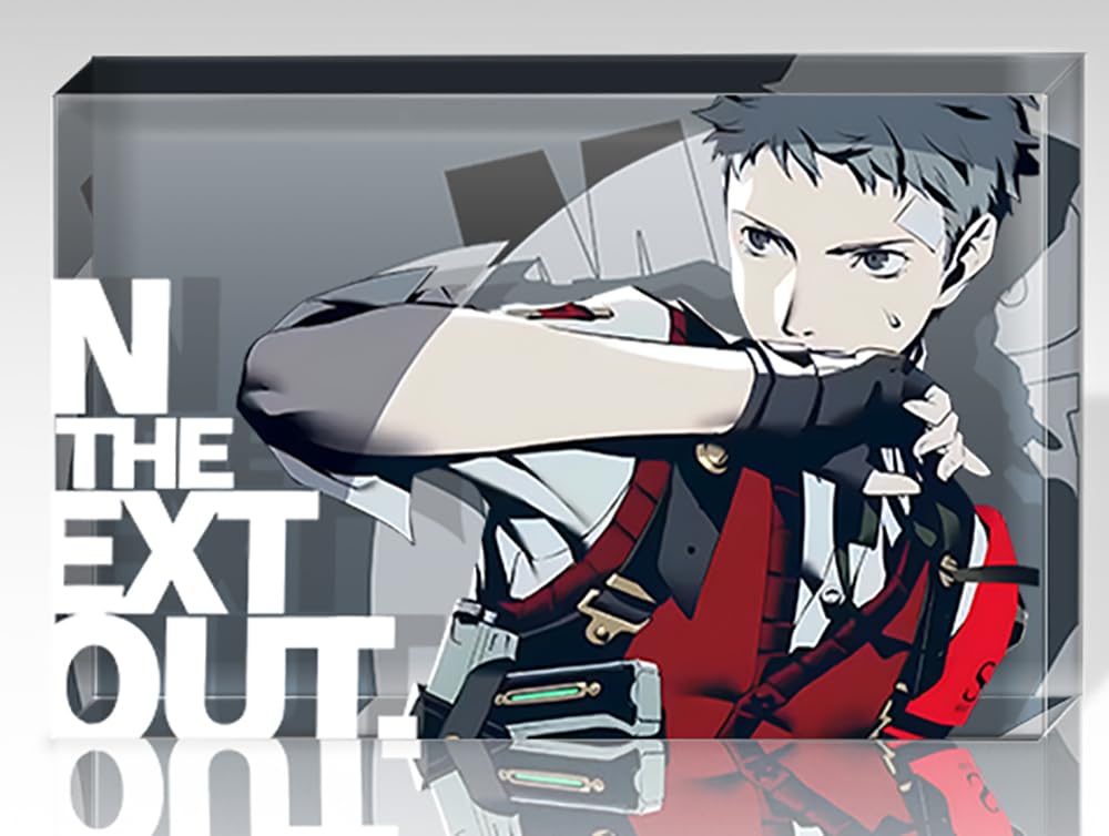 ペルソナ3 ワングー 限定缶バッジ 主人公 結城理 真田明彦 ペルソナ3