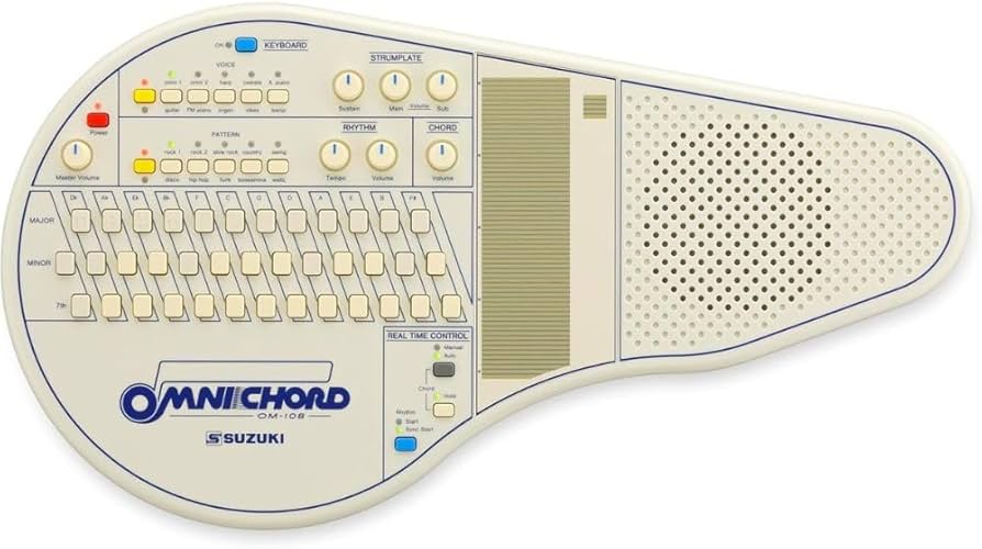 Amazon.com: Suzuki OM-108 Omnichord Bundle with Suzuki Omnichord A