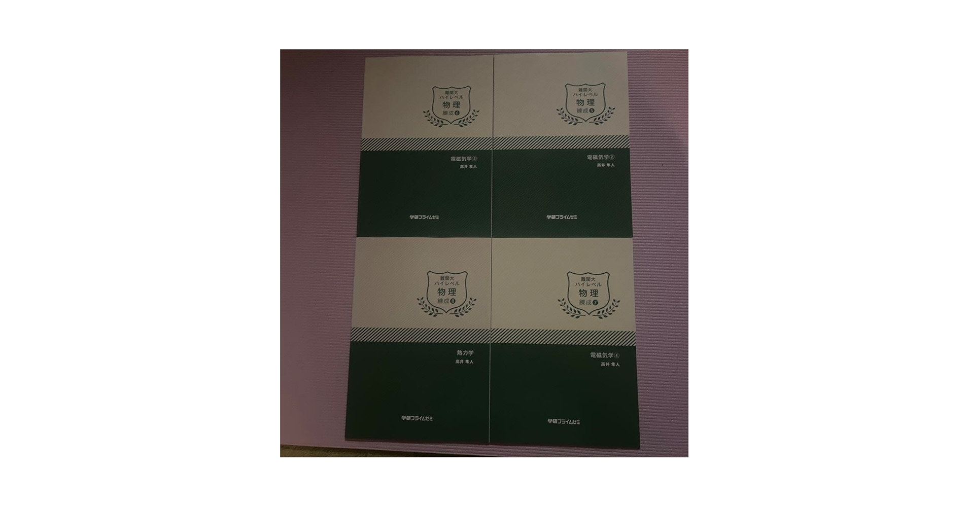 高井隼人・学研プライムゼミ講座テキスト【＜スタンダード＞物理；夏期