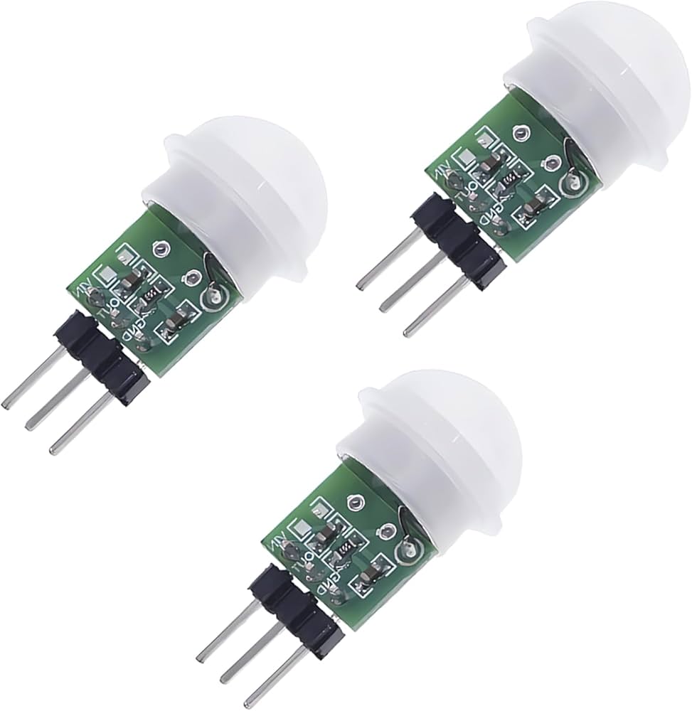 Amazon.co.jp: KDSSYFT AM312 人体赤外線感応モジュール 焦電型 ミニ