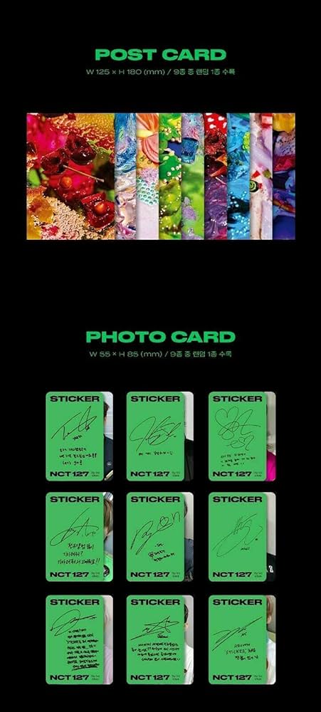 Amazon.com: NCT 127 - Sticker (Sticky Cover incl. CD, Photobook