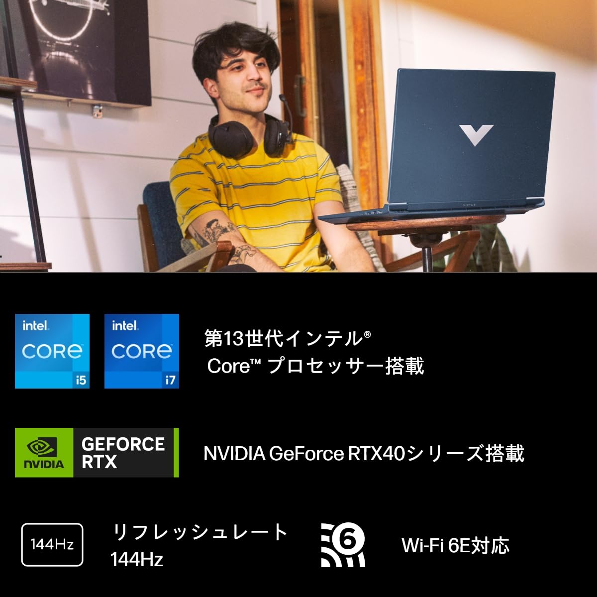 Amazon.co.jp: HP ゲーミングノートパソコン Victus by HP 15-fa