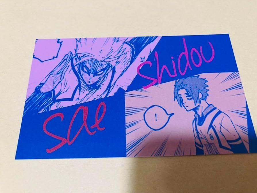 Amazon.co.jp: ブルーロック トレーディング名刺 糸師冴 士道龍聖 原作