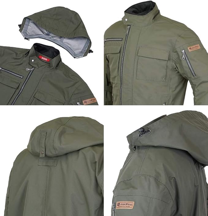 Amazon | [ラフ&ロード] バイク用 デュアルテックスストームパーカーFP