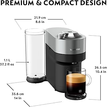 Amazon.com: Nespresso Vertuo Pop+ Deluxe Coffee and Espresso Maker