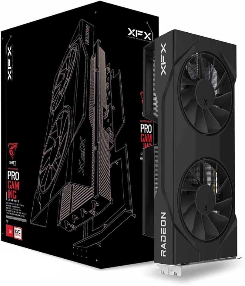 XFX Swift AMD Radeon RX 9060 XT OC Gaming Edition with 16GB GDDR6