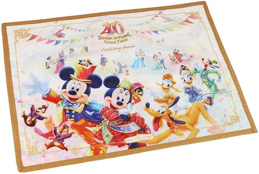 Amazon｜ミッキー＆フレンズ スーベニア ランチョンマット 40周年