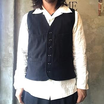 Amazon | [GANGSTERVILLE] SPEAKEASY - VEST (BROWN) ギャングスター