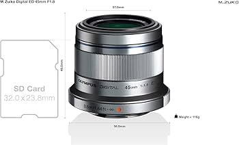 Amazon.co.jp: OLYMPUS 単焦点レンズ M.ZUIKO DIGITAL 45mm F1.8