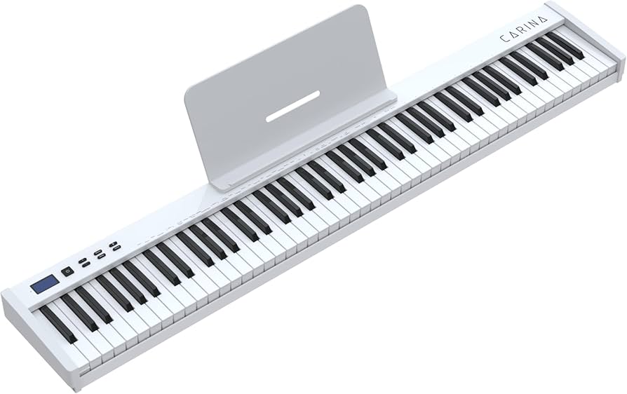 Amazon | Carina 電子ピアノ 88鍵盤 キーボード 軽量スリム 充電式
