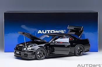 Amazon.com: AUTOart 1/18 Nismo R34 GT-R Z-tune Black Pearl