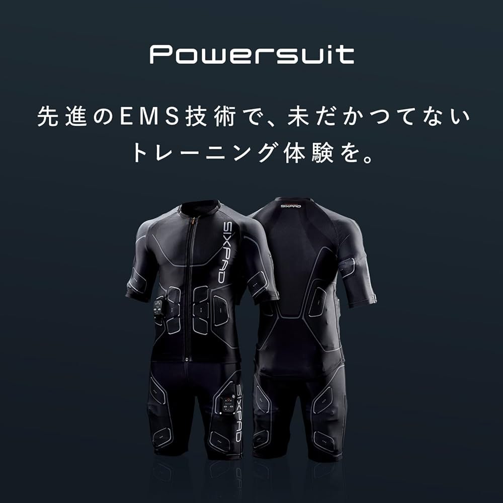 ☆超美品☆ SIXPAD EMS トレーニングウェア ブラック SIXPAD EMS腹筋