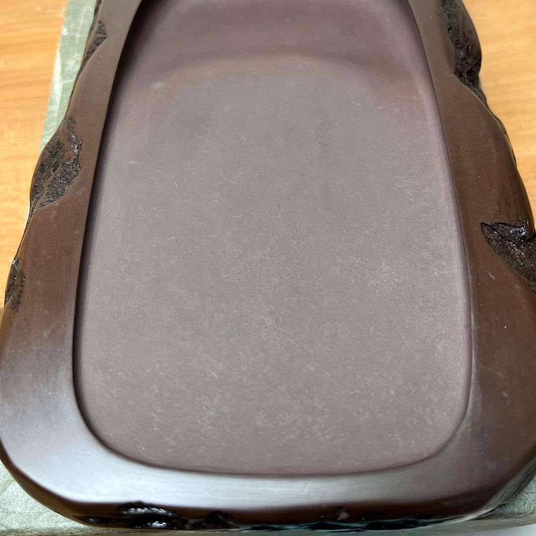 赤間硯 野面硯 日本工芸会正会員 下井唯石 工藝品 古硯⭕️赤間硯 野面