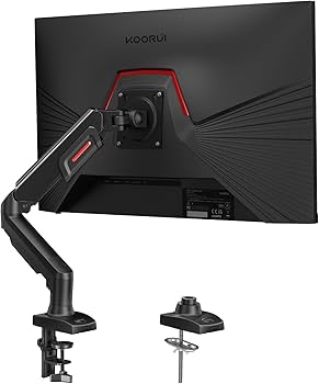 Amazon.co.jp: KOORUI モニター アーム デスクマウント ディスプレイ