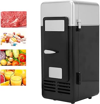 Amazon | ミニ冷蔵庫 ポータブルカー冷蔵庫 USBホットクーラー 冷凍庫
