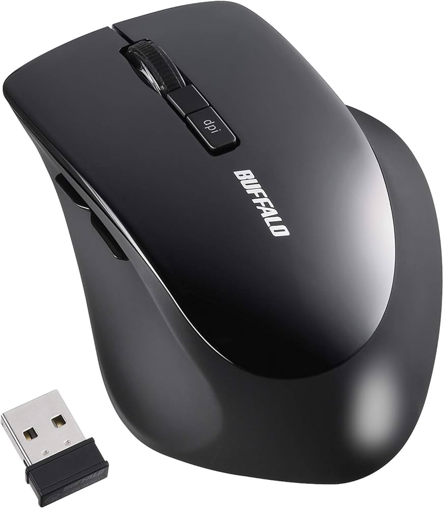 Amazon.co.jp: バッファロー マウス 無線 ワイヤレス 静音 5ボタン