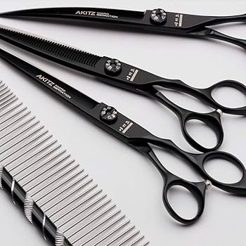 Amazon.co.jp: 滑らないブラックマイクロ セットシザー カットシザー+