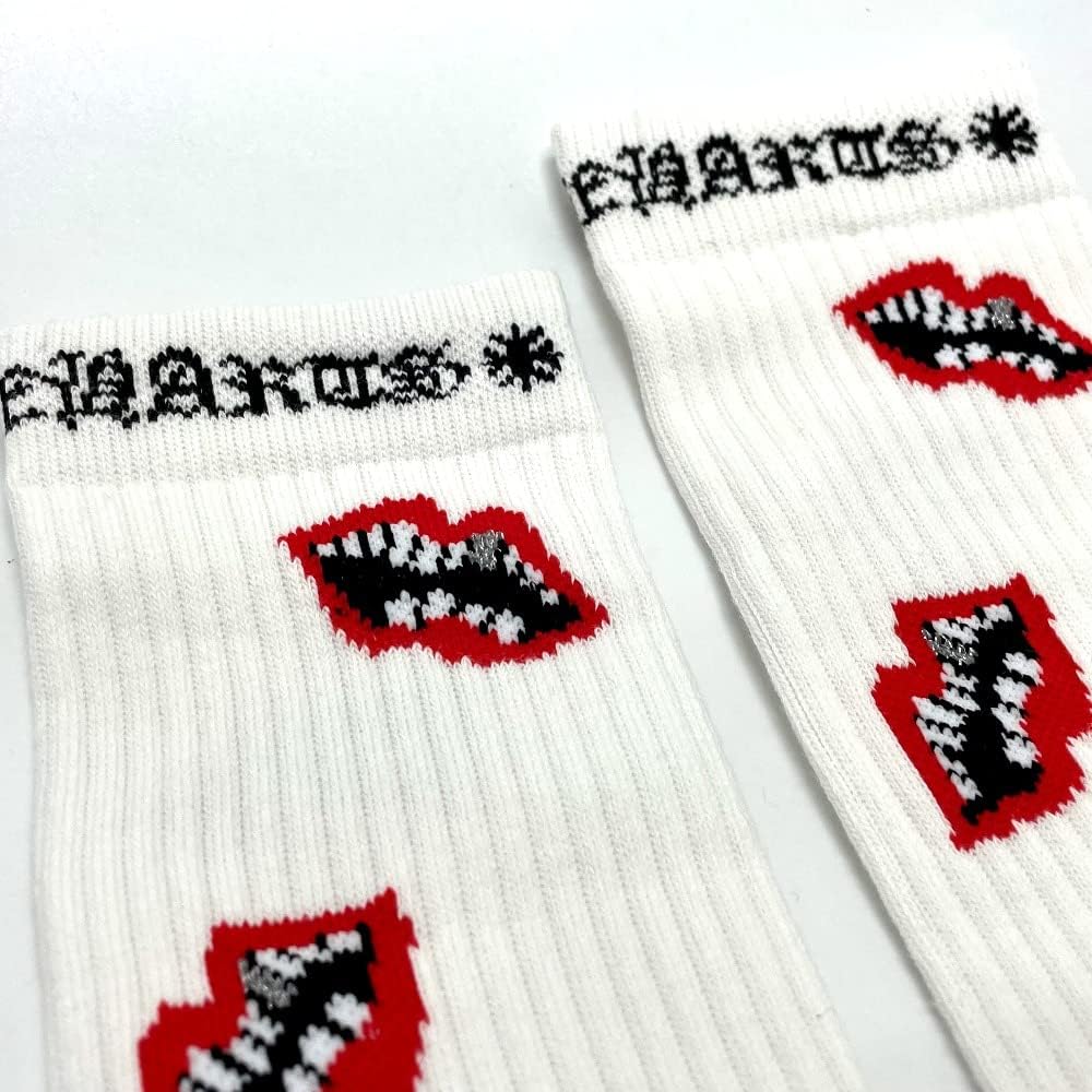 Amazon | [クロムハーツ] Lip柄 チョンパー マッティボーイ ソックス