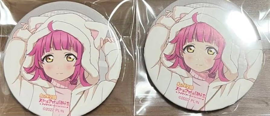 Amazon.co.jp: にじたび 東京公演 缶バッジ 私服 天王寺璃奈 虹ヶ咲