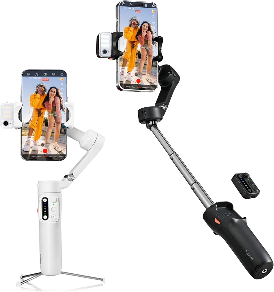Amazon.com: hohem iSteady V3 Gimbal Stabilizer for iPhone, 3-Axis