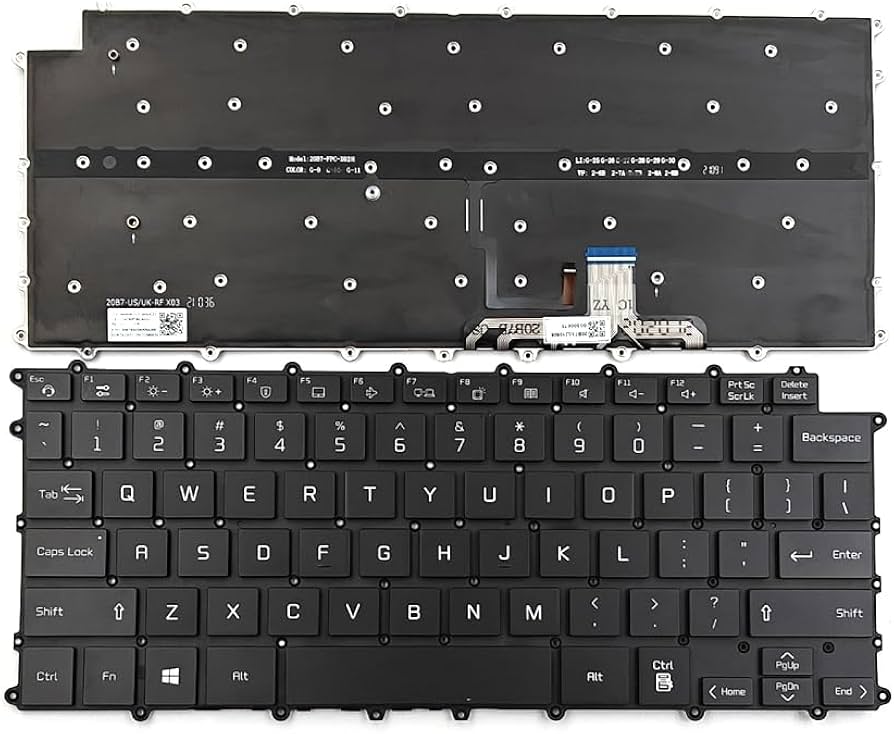 Amazon.com: KGIGIBE Replacement Backlit Keyboard for LG Gram