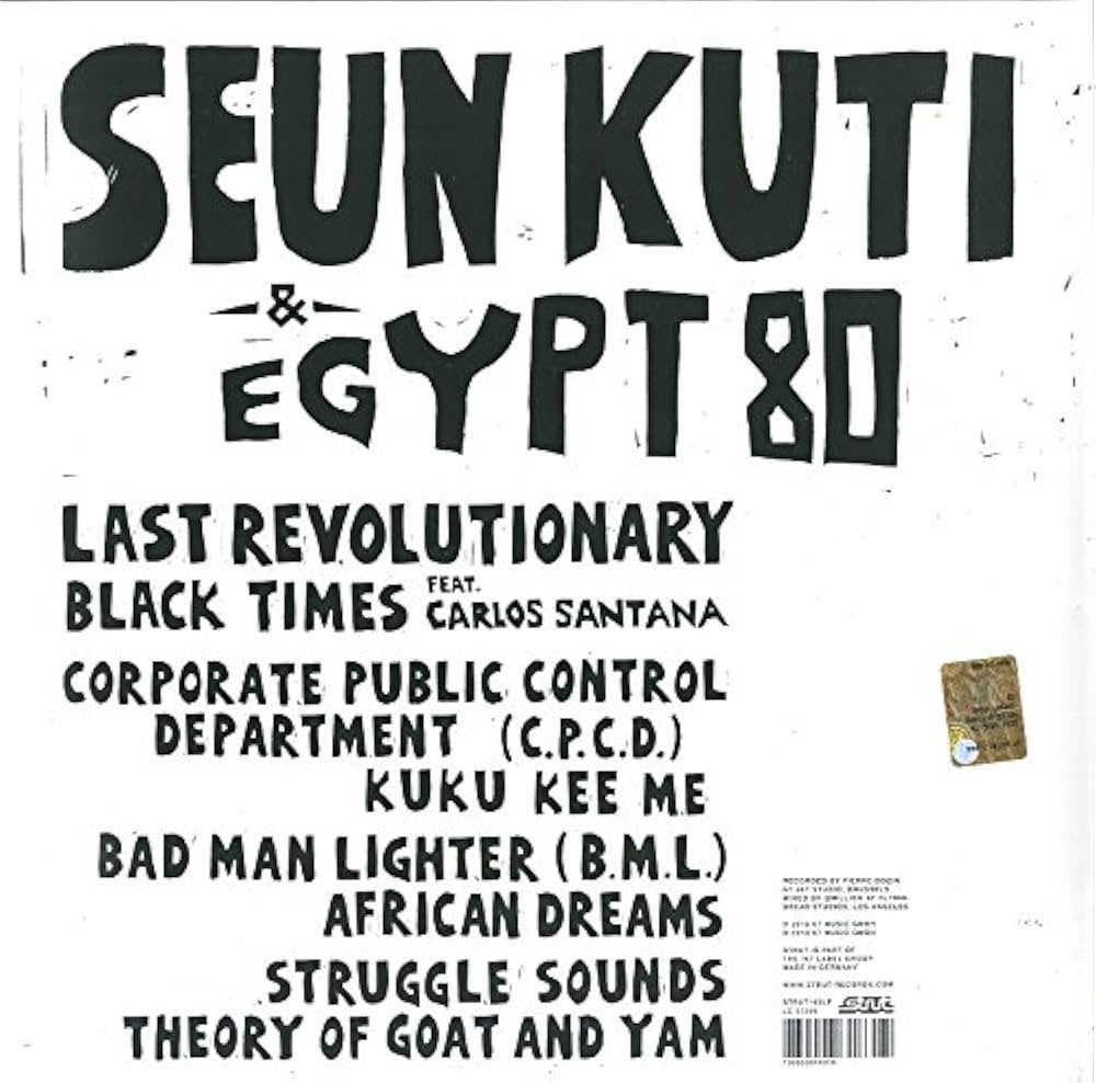 Seun Kuti & Egypt 80 - Black Times - Amazon.com Music