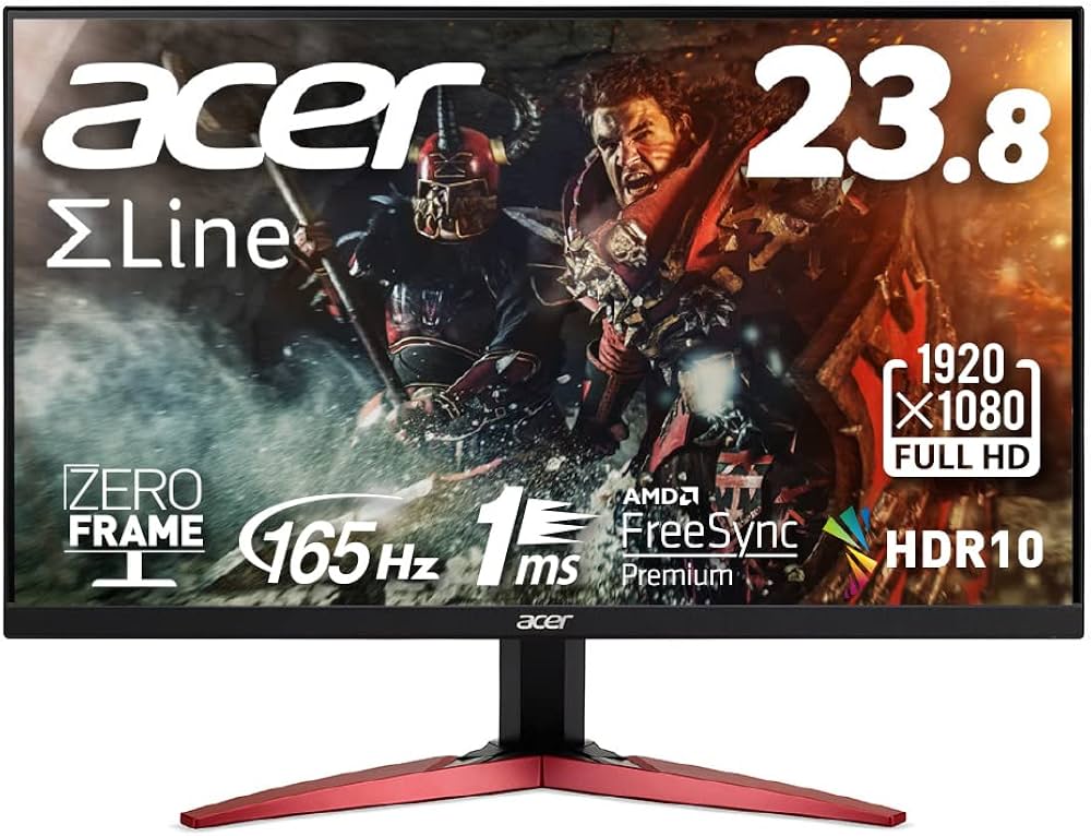 Amazon.co.jp: Acer ゲーミングモニター SigmaLine KG241YSbmiipx 23.8