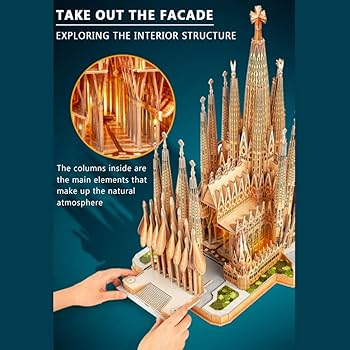 Amazon.co.jp: 耐久性のある LED 教会パズルジグソーパズル大人のため