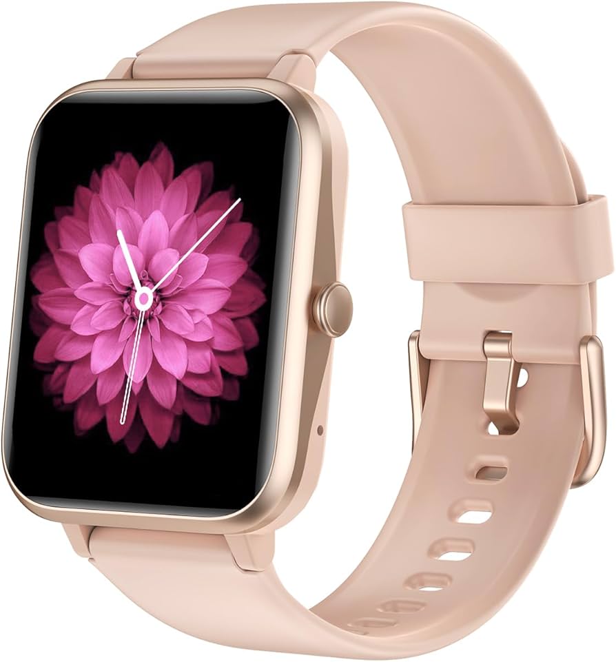 Amazon | GanRiver スマートウォッチ 万歩計 通話機能付き 腕時計型